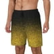thumbnail image 1 of Balery Gold Glitter Gradient Bañador para hombre, shorts de playa de secado rápido con entrepierna y forro de compresión-XX-Large, 1 of 6