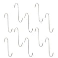 thumbnail image 3 of 10Pcs Meat Hooks Stainless Steel Wall Hooks S-Shaped Hooks Kitchen Gadget, 3 of 8