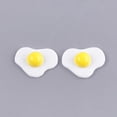 thumbnail image 2 of Resin Decoden Cabochons Fried Egg/Poached Egg Imitation Food White 17x22.5x6mm, 2 of 2
