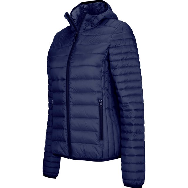 Kariban - Chaqueta acolchada / Parka ligera con capucha para chica mujer (Marino) Kariban UTPC3407_navy