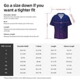 thumbnail image 5 of Balery Neon Glitter Camisa Casual de Manga Corta con Botones para Hombre, Texturizada, Estilo Cubano, para Playa, Verano-Medium, 5 of 5