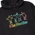 thumbnail image 3 of The Beatles - Neon Help  - Men's Pullover Fleece Hoodie, 3 of 6