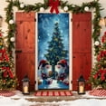 thumbnail image 3 of YZEGDCH Fall Door Covers, Front Door Cover, Outdoor Home Indoor School Winter New Year Decor, Gifts Under 10 Dollars!, 3 of 6