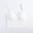 thumbnail image 1 of Camisola grande con forma de U que envuelve el pecho, ropa interior sin tirantes, sujetador deportivo para mujer, fruncido sin anillos de acero, 1 of 6