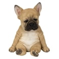 thumbnail image 2 of Statue de Chiot Bouledogue Français Endormi Assis, 2 of 3