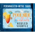 thumbnail image 3 of Pool Sign - Poolside Cocktails - Metal Pool Signs for Outside Funny Pool Decor - Wall Art Swimming Pool Decorations Outdoor for Deck Decor - Funny Pool Signs and Decor Outdoor, 3 of 8