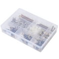 thumbnail image 3 of Herramientas de hardware, 125 piezas, tornillos para muebles, kit de tuercas de tornillo de rueda excéntrica para muebles, características líderes en su clase, 3 of 14