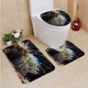 thumbnail image 1 of ABPHQTO Peces en acuario Juego de alfombras de baño de 3 piezas Alfombra de baño Alfombra de contorno y tapa de inodoro, 1 of 2