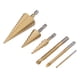 thumbnail image 4 of Juego de brocas HSS, 3 piezas Brocas escalonadas Juego de brocas escalonadas Brocas para sierra Probadas y confiables Jadeshay A, 4 of 8