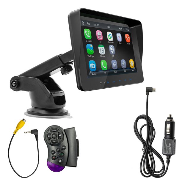 Scienceny Navegación de coche con cámara de salpicadero Reproductor MP5 Navegadores de mapas compatibles con Bluetooth Radio de coche Radios Combinaciones de reproductor de DVD/TV para coche