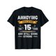 thumbnail image 1 of Exquisite and comfortable-Annoying Each Other For 15 Years 15th Wedding Anniversary T-Shirt, 1 of 1