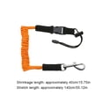 thumbnail image 4 of FLhrweasw Correa Remo para Kayak Cuerda Antipérdida Accesorios para Kayak Liberación Rápida (naranja), 4 of 9