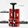 thumbnail image 2 of 8 Holes Table Vice Carving Bench Clamp Flat Pliers Drill Press Adjust Hand Tools Red, 2 of 7