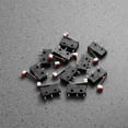 thumbnail image 2 of VERDANVERSE Roller Lever Arm Actuator Micro Switch Kw11 Black 10Pack 0.8x0.4x0.2in, 2 of 8
