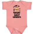 thumbnail image 3 of Inktastic Monkey I Love Hanging out with My Great Grandpa Boys or Girls Baby Bodysuit, 3 of 5