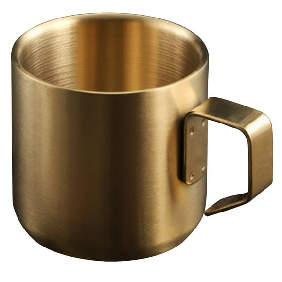 SHISUYAN Stainless Steel Cup Breakfast Cup Metal Coffee Cup Metal Breakfast Cup Metal Milk Cup
