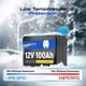thumbnail image 4 of WattCycle 12V 100Ah LiFePO4 Lithium Battery - BCI Group 24, 15000 Cycles, Built-in 100A BMS, Low-Temperature Protection - Ideal for RVs, Golf Cart, Home Energy Storage, Boats and Marine Applications, 4 of 9