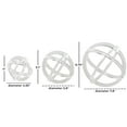 thumbnail image 3 of 7", 5", 4"H Clear Acrylic Plastic Delicate Geometric Sculpture, by DecMode (3 Count), 3 of 10