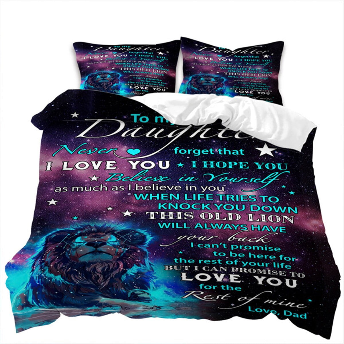 Letter Duvet Cover Abstract Word Print Wild Animal Theme The Meaningful