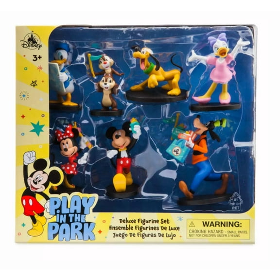 Disney Parks Mickey Mouse and Friends Deluxe Figurine Play Set New with Box