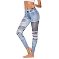 thumbnail image 6 of REALiKUN Womens Butt Lift Ruched Yoga Pants Sport Pants Workout Leggings Sexy High Waist Trousers Scrunch Butt Tight Blue S, 6 of 8