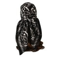 thumbnail image 3 of MEICHEN Headbands for Women Cashew Flower Print Square Scarf Ladies Fashion Satin Bandanas, 3 of 4