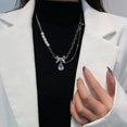thumbnail image 4 of Femmes Pendentif Collier Mode - Alliage Bowknot Charme Collier Clavicule Collier, 4 of 9