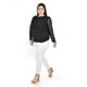 thumbnail image 2 of Blusa de mangas con relieve Roman Fashion Tallas Extras 5107 Negro 38, 2 of 5