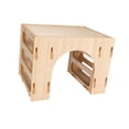 thumbnail image 4 of Alimentador de heno de conejo de madera, soporte de heno escondite para animales pequeños, Chinchillas, conejos, hámsteres enanos, conejos, 4 of 9