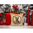 thumbnail image 7 of Silky Terrier and Flowers Fabric Decorative Pillow 14 in x 14 in, 7 of 7