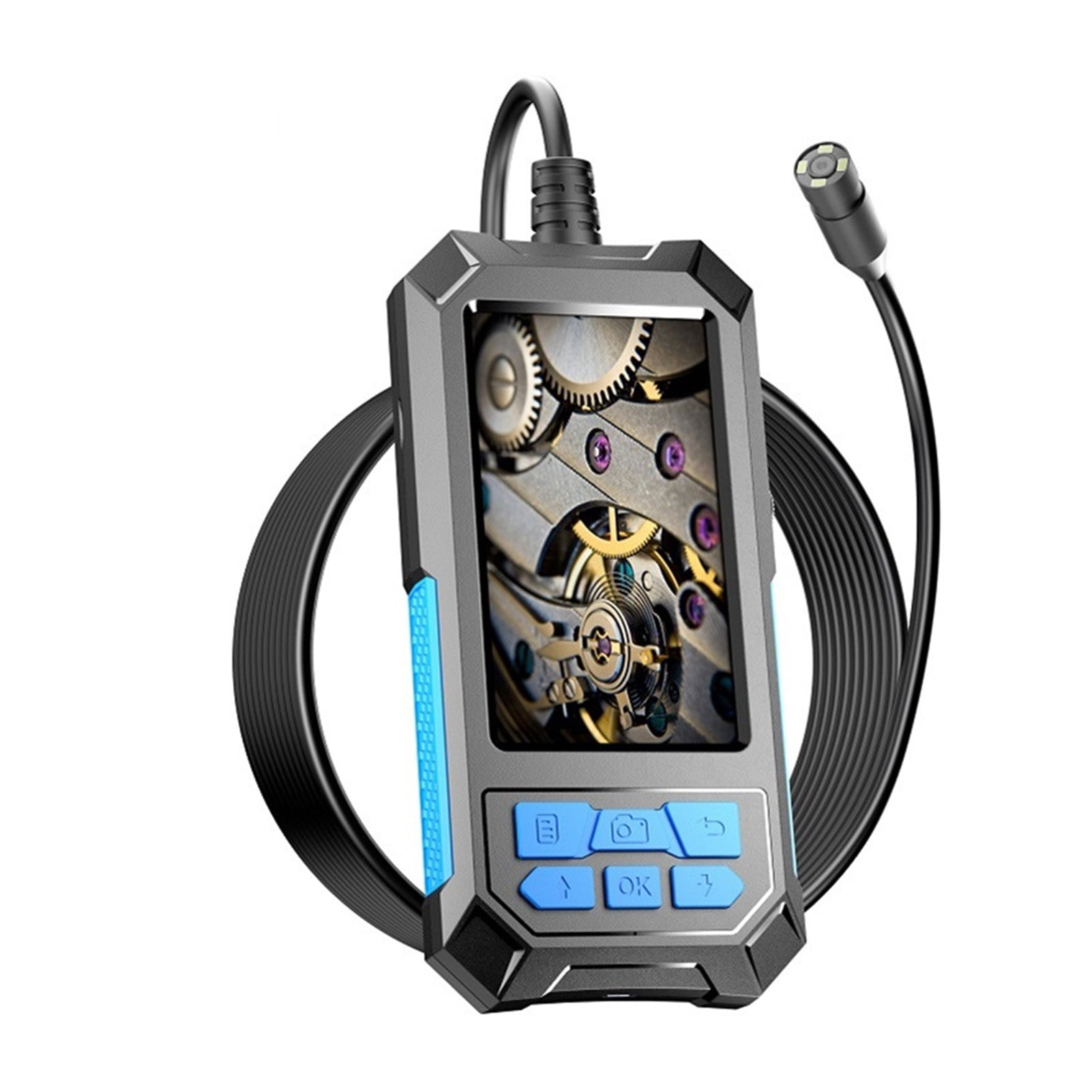 P90 Auto Focus Endoscope 4.5 Inch IPS Screen Borescope with Display HD1944P 5.0MP Auto Focus Camera IP68 Waterproof 2600 mhA ,Various Applicable