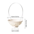 thumbnail image 3 of DefiDgd Detachable Hanging Plastic Planter Pot with Handle,Flower Pots Baskets Hanging Nursery Planter Holder for Outdoor Indoor Balcony Garden Decoration(Style B,Small), 3 of 6
