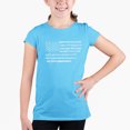 thumbnail image 1 of Girl's Word Art T-shirt - Glory Hallelujah Flag, 1 of 2