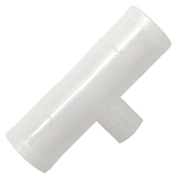 Conector deslizante en T de plástico de 3 vías para instalación de tuberías de PVC en T de 6 piezas (20 mm)