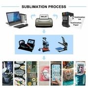 Discountinkllc Transfer Paper A4 Sublimation Transfer for (100 Sheets)