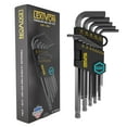 thumbnail image 2 of LEXIVON Allen Wrench Set, 13-Piece Premium SAE Hex Keys, L-Shaped Long Arm Ball End Design, Industrial-Grade S2 Alloy Steel (LX-130H-IN), 2 of 2