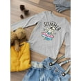 thumbnail image 3 of Need More Summer, Surfing Dog Long Sleeve Toddler -Image by Shutterstock,  4 Toddler, 3 of 4