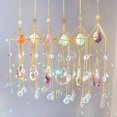 thumbnail image 3 of Xiao Hua Atrapasueños de cristal con forma de bola, adorno colgante para ventana, jardín, decoración navideña - B05, 3 of 5