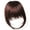 Dark brown, variant on Airy Synthetic Forehead Covering Wigs With Choppy Layers Face Shape And Heat Resistant Fibers