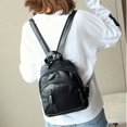 thumbnail image 3 of Bidobibo Mini Backpack for Women Anti-theft Backpack Bag Shoulder Bag Casual Wild Soft Leather Dual-use Small Black Backpack, 3 of 9
