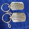 thumbnail image 3 of Llavero francés para padres, regalos para mamá y papá, Día del Padre, Día de Acción de Gracias, regalos de Navidad para mamá y papá, 3 of 4