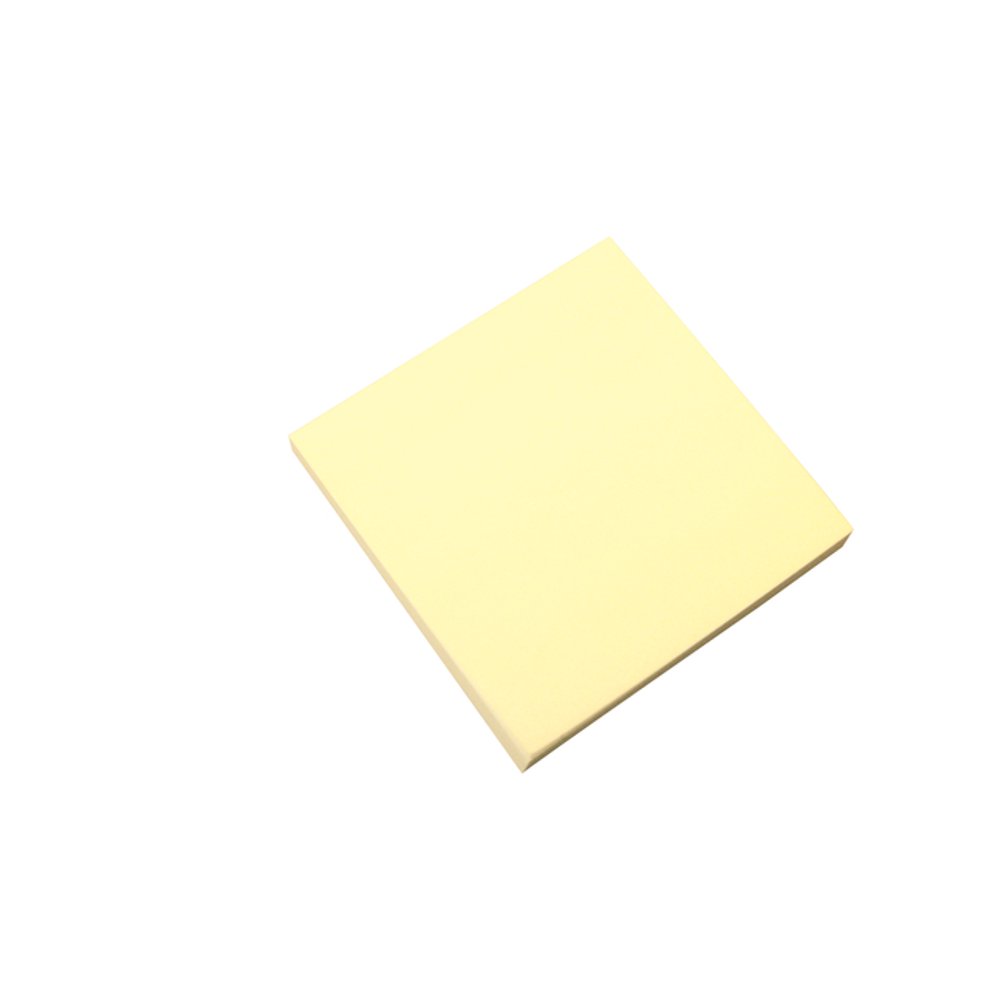 School Smart Self Adhesive Sticky Notes, 3" x 3", Yellow, 24Pack