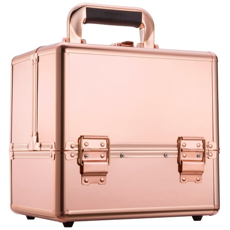 Ollieroo Makeup Train Case Rose Gold 9.8