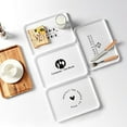 thumbnail image 2 of Serving Tray All-purpose Washable Plastic Rectangle Breakfast Fruit Bread Food Dish for Gifts, 2 of 7