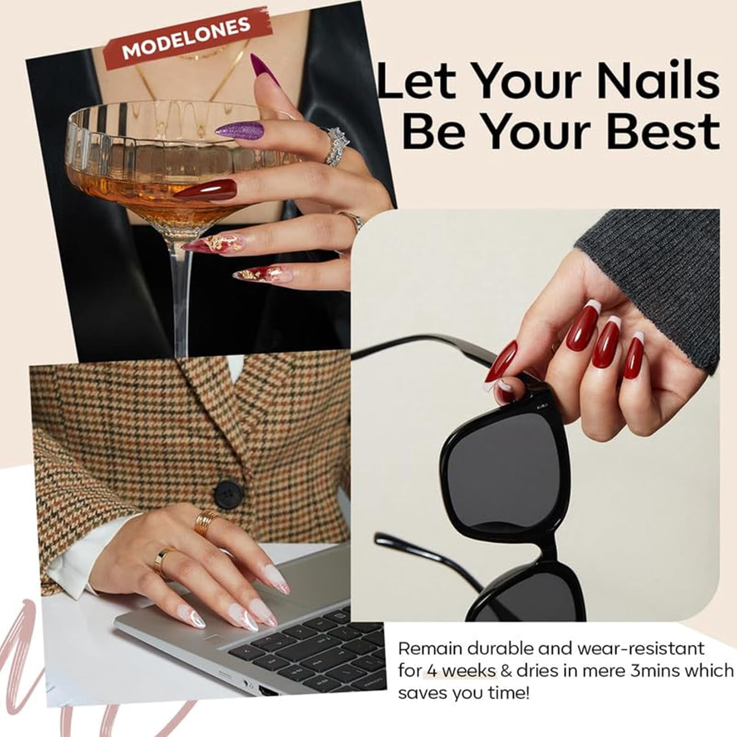modelones 40 PCS Gel Nail Polish Set, 36 Colors White Yellow Green Hot Pink Gel Polish Kit Nude Brown Black Red Glitter Nail Polish W Base& Matte& Glitter& Glossy Top Coat LED Soapnails Gift