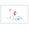 thumbnail image 2 of "Woman & Bird" Framed Painting Print, 2 of 4