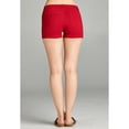thumbnail image 6 of Essential Basic Women's Summer Casual Stretchy Shorts - Junior Sizing, 6 of 7