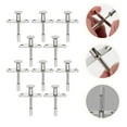 thumbnail image 3 of Plunger Spring Loaded Bolt Steel Latches Lock Door Rod Pin Stainless Concealed Screws Slide Heavy Duty Sliding Crib, 3 of 9