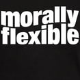 thumbnail image 3 of CafePress - Morally Flexible Dark T Shirt - Men's Classic Graphic Cotton T-Shirt, 3 of 4