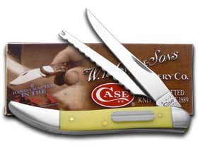 CASE #120 (320094F SS) Yellow SS Fishing Knife